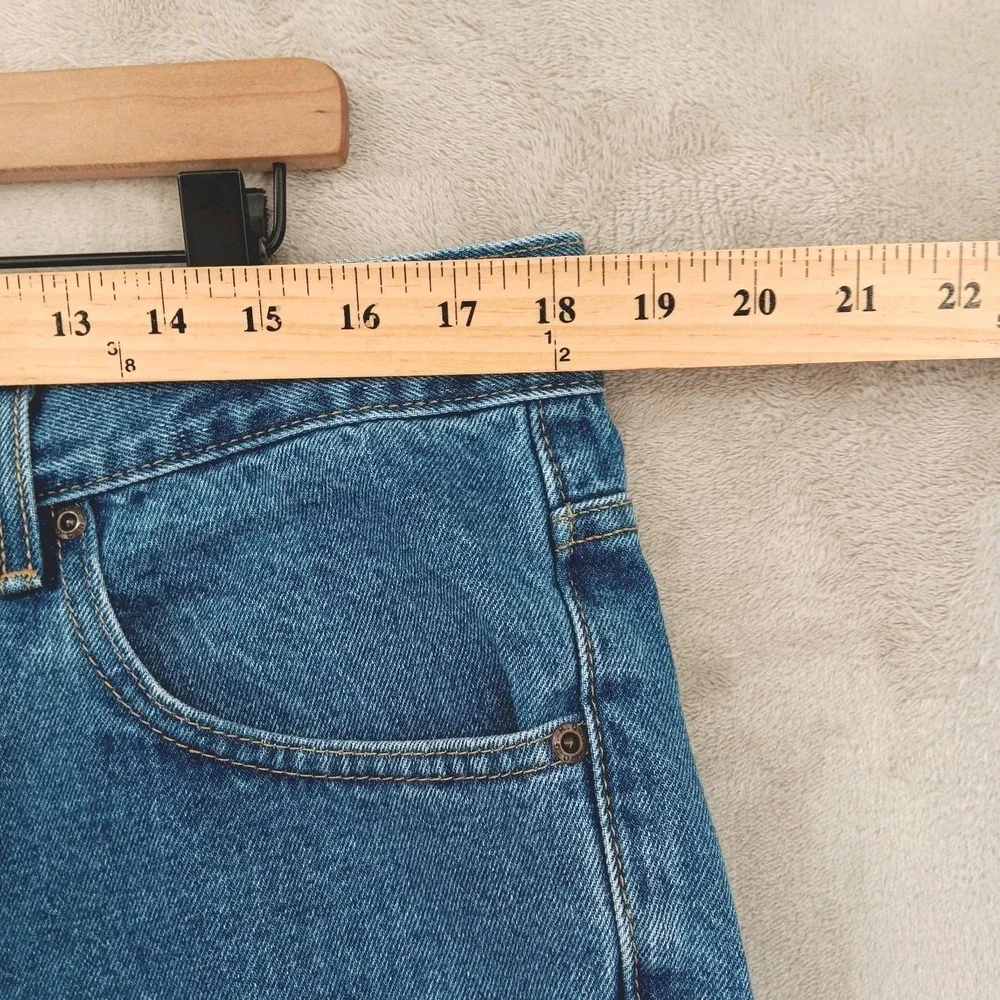 Berkley Jensen Jeans Mens 36x29 Blue Denim Straight Leg Heavyweight Workwear
